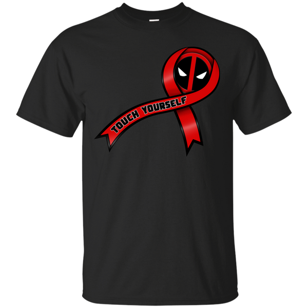 Deadpool - Deadpool Touch Yourself Deadpool Ribbon wolverine T Shirt & Hoodie