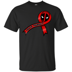 Deadpool - Deadpool Touch Yourself Deadpool Ribbon wolverine T Shirt & Hoodie