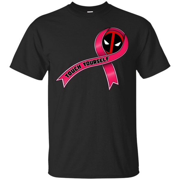 Deadpool - Deadpool Touch Yourself Pink Ribbon wade wilson T Shirt & Hoodie