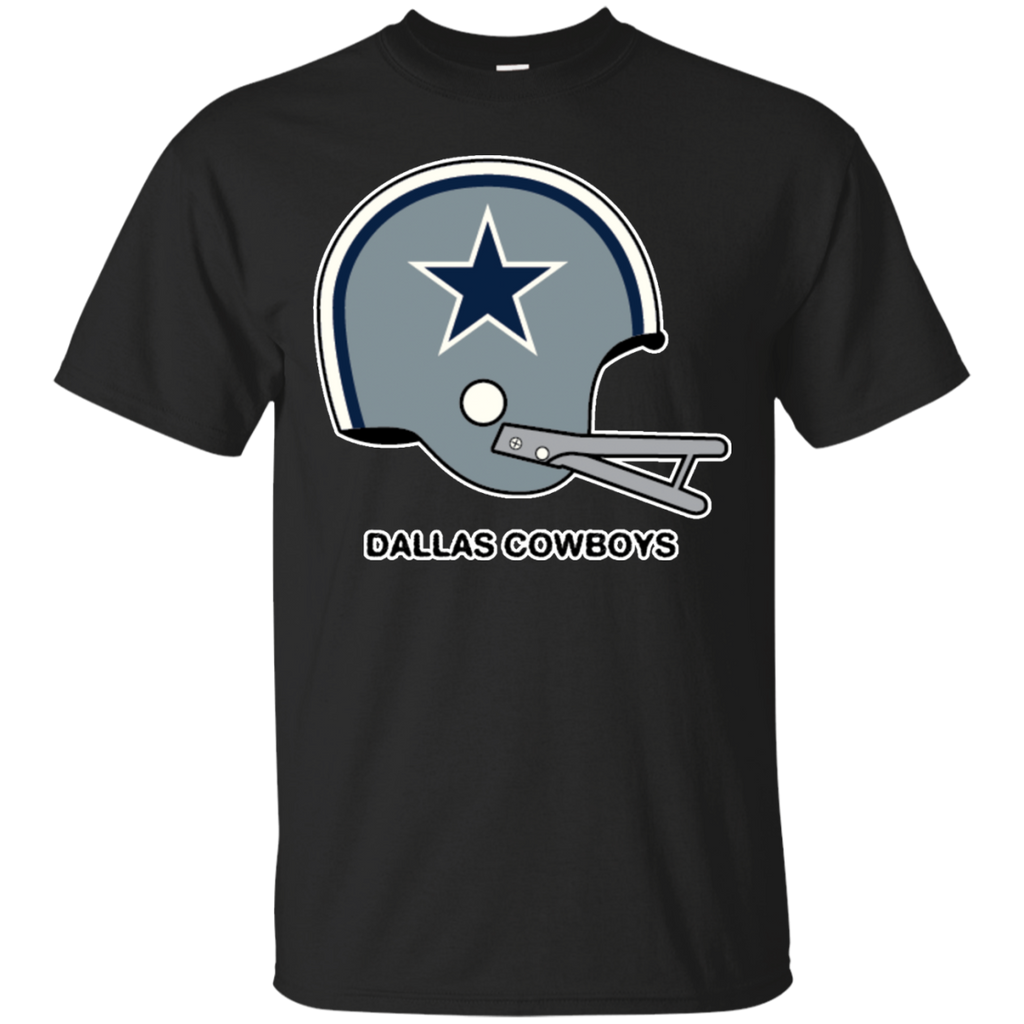 Dallas Cowboys Blue Star Helmet Navy Medium T Shirt Vintage 