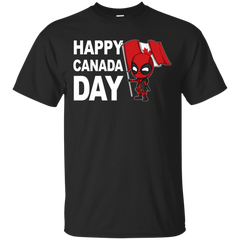 Deadpool - Happy Canada Day Toon deadpool T Shirt & Hoodie