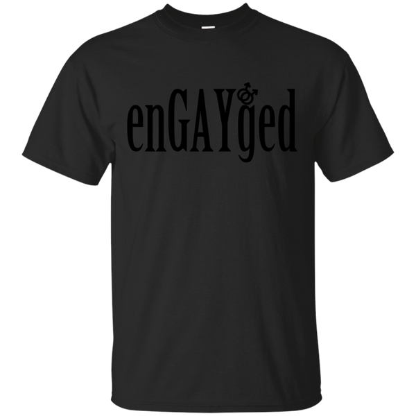 LGBT - enGAYged two male symbols gay T Shirt & Hoodie