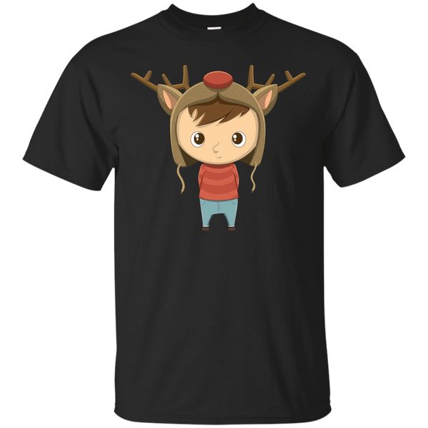 Stranger Things - Cute Kid Wearing a Rudolph Hat year T Shirt & Hoodie