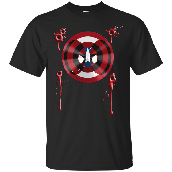 Deadpool - Captain Pool Dead America logo mashup T Shirt & Hoodie