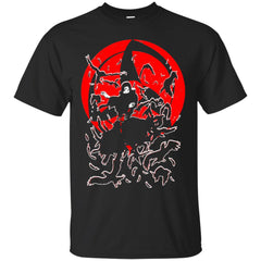 NARUTO TSHIRTS - WHITE ITACHI IN RED UCHIHA CLAN T Shirt & Hoodie