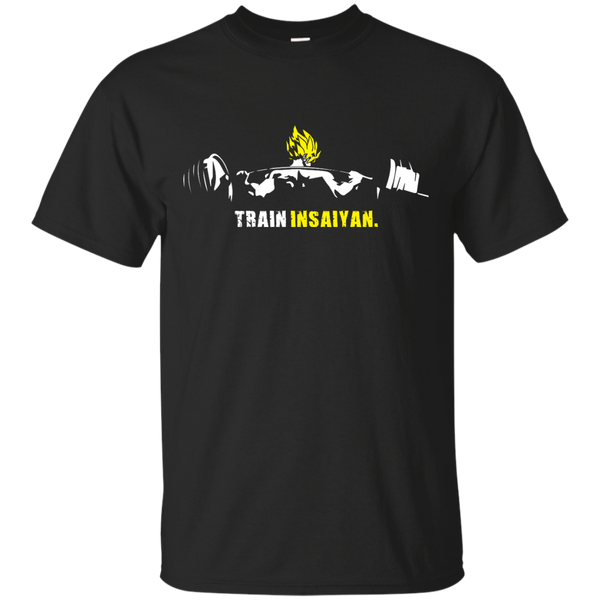 Dragon Ball - TRAIN INSAIYAN  Saiyan Squat Leg Day Motivation  White and Yellow workout dbz T Shirt & Hoodie