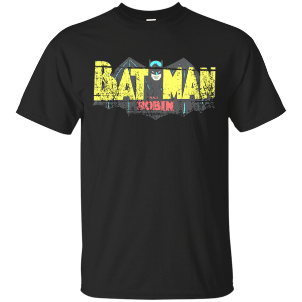 BATMAN - Bat Logo  worn look T Shirt & Hoodie