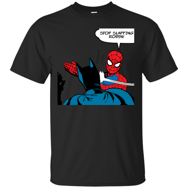 Deadpool - Spiderman Slaps Batman batman meme T Shirt & Hoodie