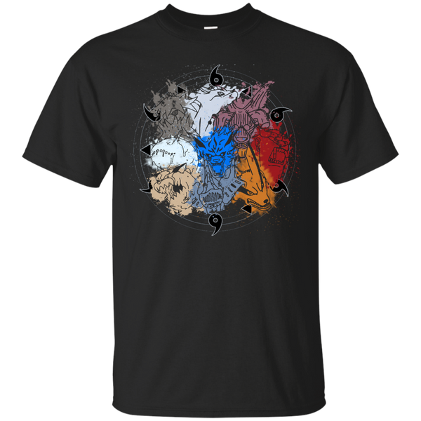 Naruto - UNITED COLORS OF BIJUU T Shirt & Hoodie