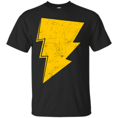 CAPTAIN MARVEL - Shazam v2 scratched T Shirt & Hoodie