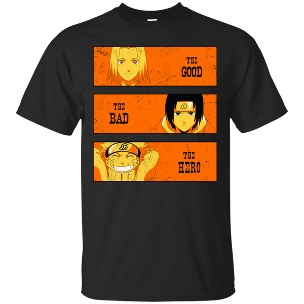 Naruto - THE GOOD THE BAD AND THE HERO T Shirt & Hoodie