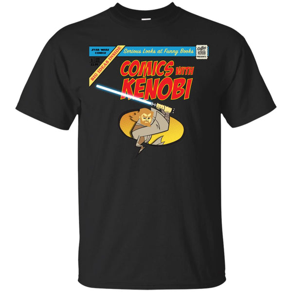 NEW - Comics With Kenobi T Shirt & Hoodie