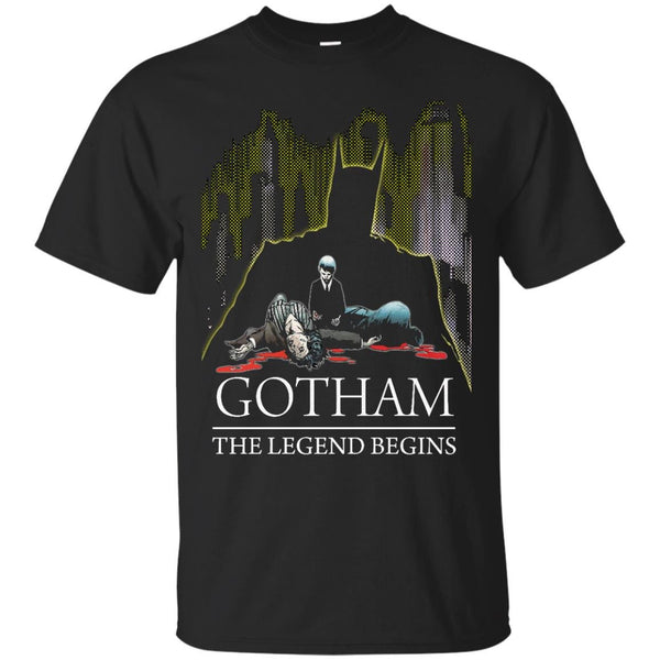 BATMAN - Gotham  The Legend Begins T Shirt & Hoodie