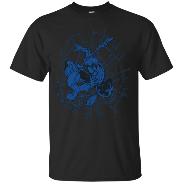 Deadpool - Blue Outlined Spidey spiderman T Shirt & Hoodie