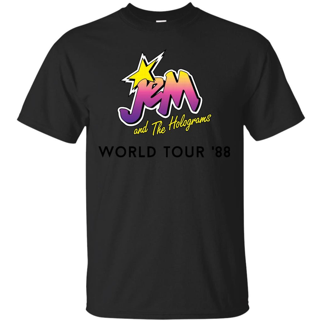 JEM AND THE HOLOGRAMS Jem World Tour 88 T Shirt Hoodie 1920TEE