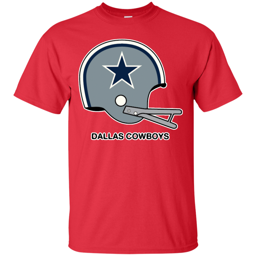 Dallas Cowboys Blue Star Helmet Navy Medium T Shirt Vintage 