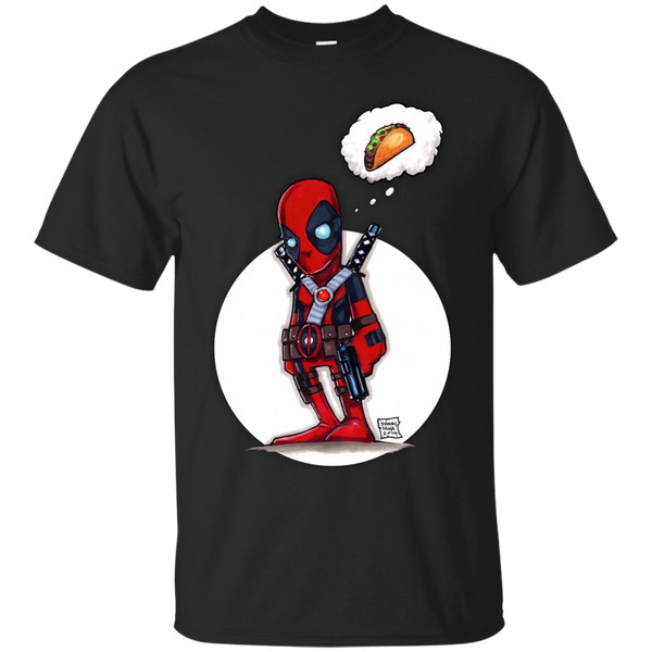 Deadpool - Deadpool has Tacos on the brain geeky tees T Shirt & Hoodie