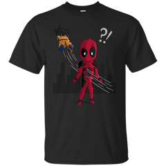 Deadpool - Goku VS Deadpool Punch Through chimichangas T Shirt & Hoodie