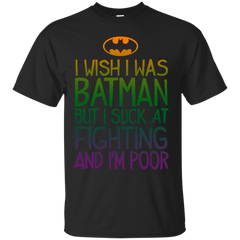 Marvel - I Wish I Was Batman Quote tank top T Shirt & Hoodie