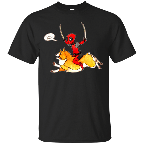 Deadpool - Deadpool Corgi Knight funny T Shirt & Hoodie