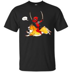 Deadpool - Deadpool Corgi Knight funny T Shirt & Hoodie