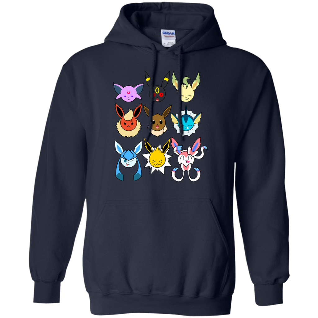 Juniors' Pokémon Cute Eevee Pose Cropped Graphic Hoodie