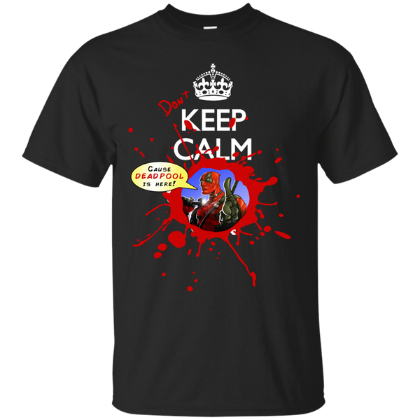 Deadpool - Deadpool keep calm T Shirt & Hoodie