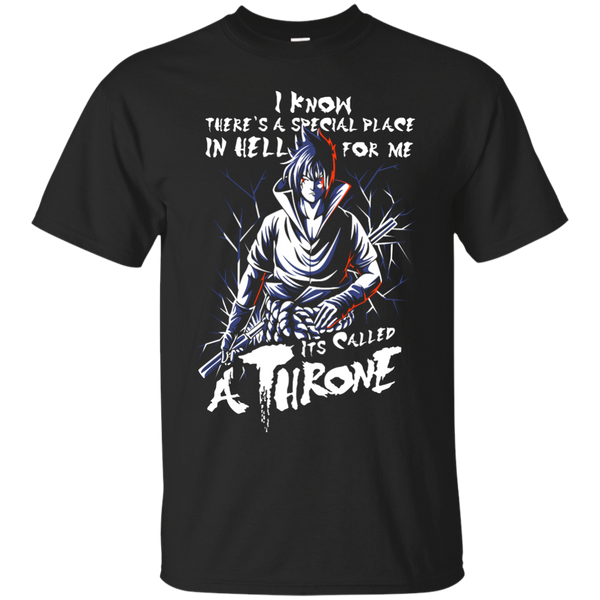 Naruto - NARUTO SASUKE UCHIHA STAY ON THRONE SHIRT  TP00263 T Shirt & Hoodie