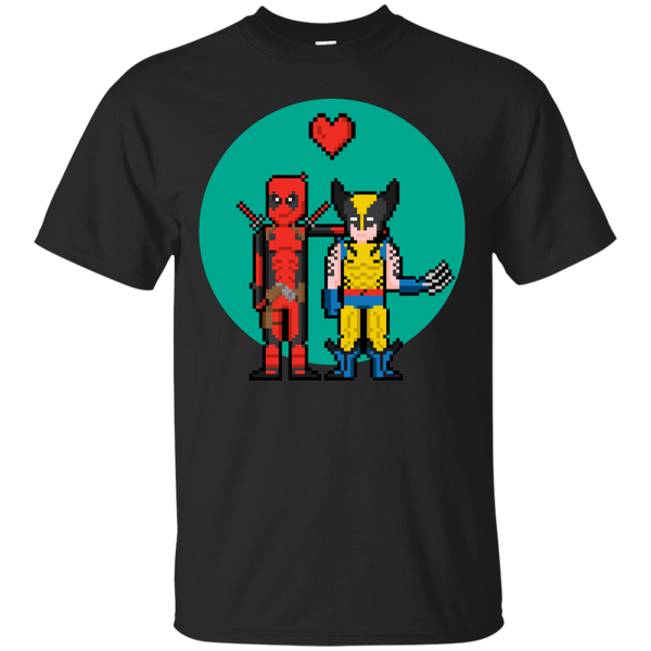 Deadpool - Deadpool Heart Wolverine guardians T Shirt & Hoodie