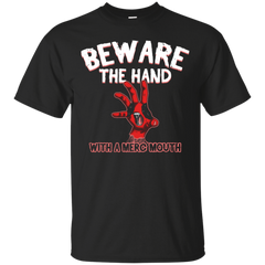 Deadpool - Beware the Hand with a Merc Mouth deadpool funny T Shirt & Hoodie