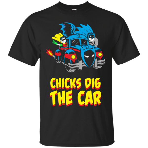 BATMAN - Chicks dig the car T Shirt & Hoodie