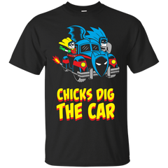 BATMAN - Chicks dig the car T Shirt & Hoodie