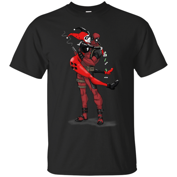 Deadpool - Harleypool smaller image crossover T Shirt & Hoodie