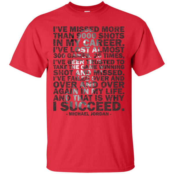 NBA - Michael Jordan Succeed T Shirt & Hoodie