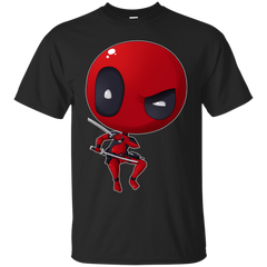 Deadpool - Chibi Deadpool nerd T Shirt & Hoodie