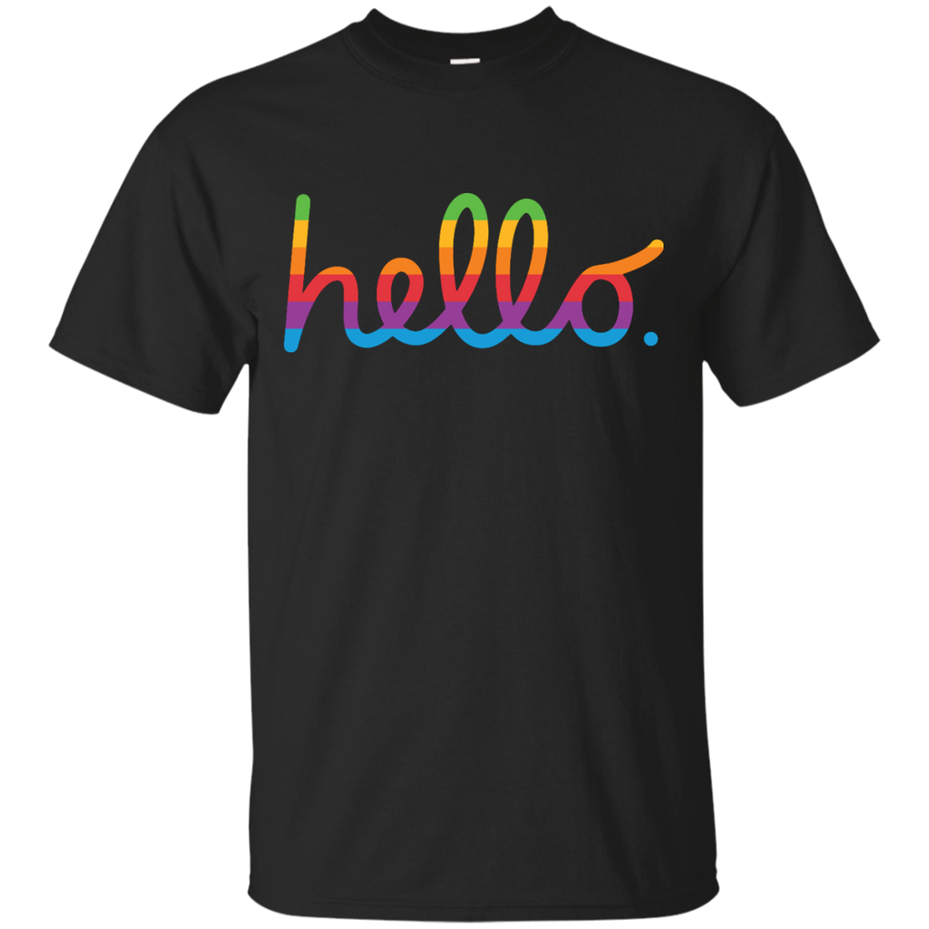 apple hello shirt