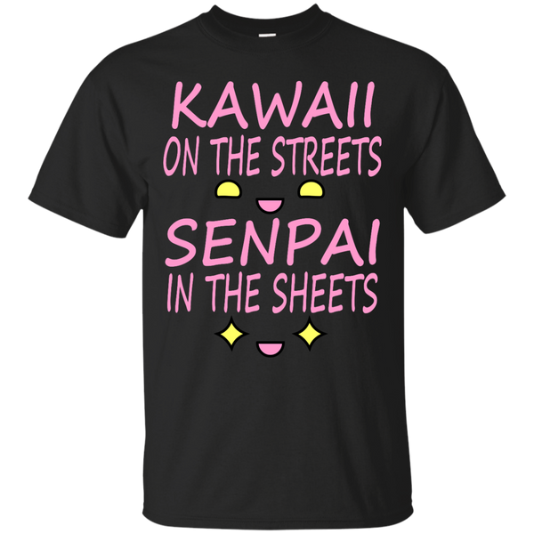 Naruto - KAWAII ON THE STREETS SENPAI IN THE SHEETS PINK T Shirt & Hoodie