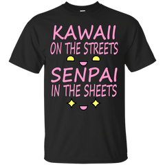 Naruto - KAWAII ON THE STREETS SENPAI IN THE SHEETS PINK T Shirt & Hoodie