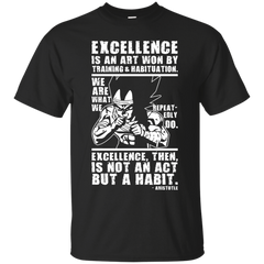 Dragon Ball - Excellence Is A Habit Vegeta aristotle T Shirt & Hoodie