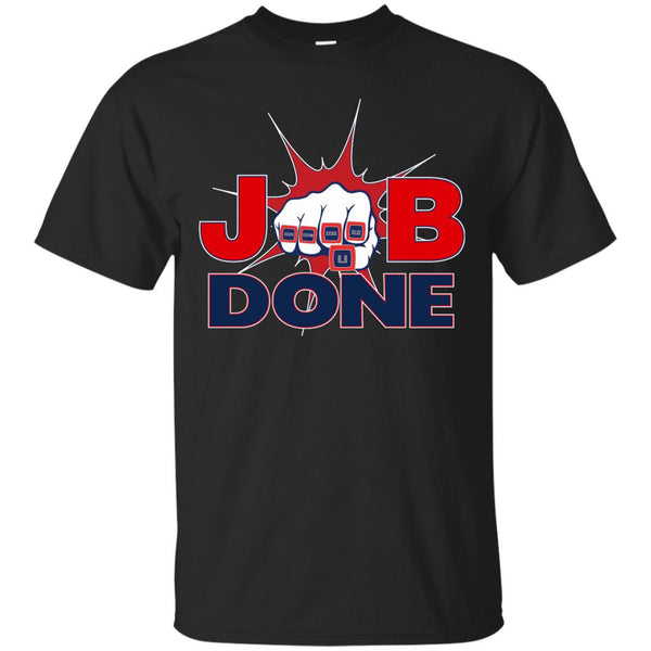 NEW ENGLAND PATRIOTS - Job Done Patriots 5x Champions T Shirt & Hoodie