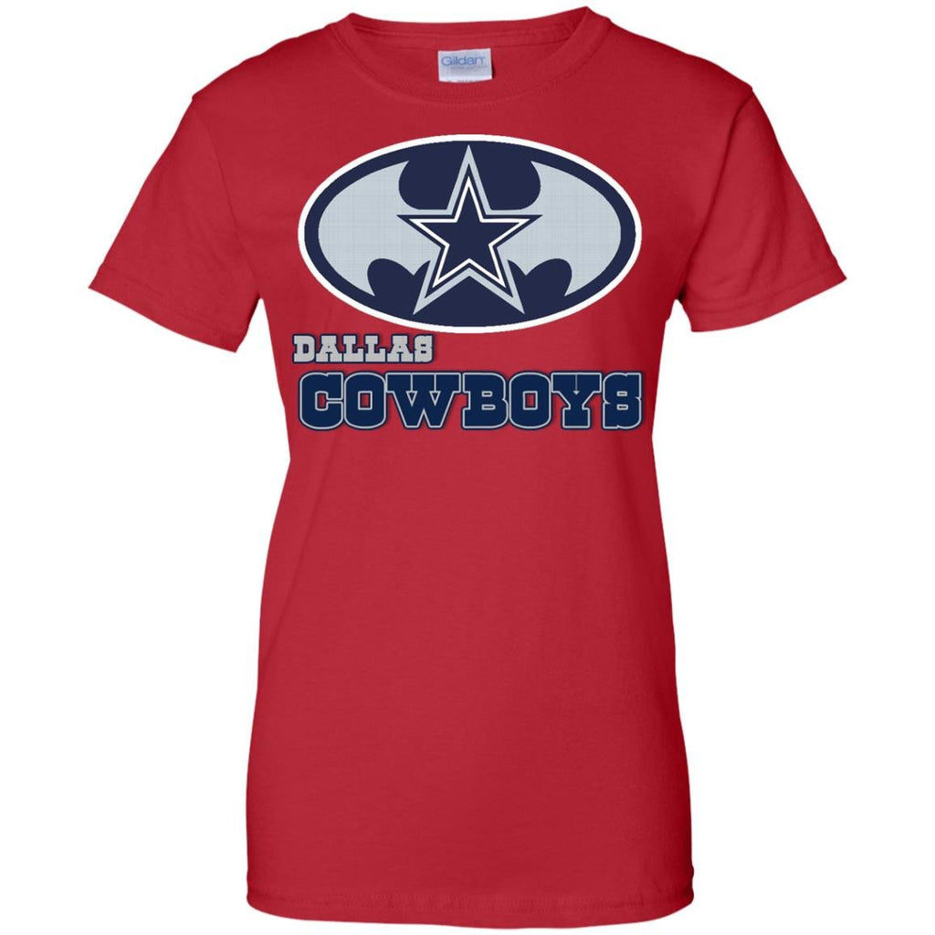 DALLAS COWBOYS Super Batman Dallas Cowboys Retro Logo T Shirt Hood 1920TEE