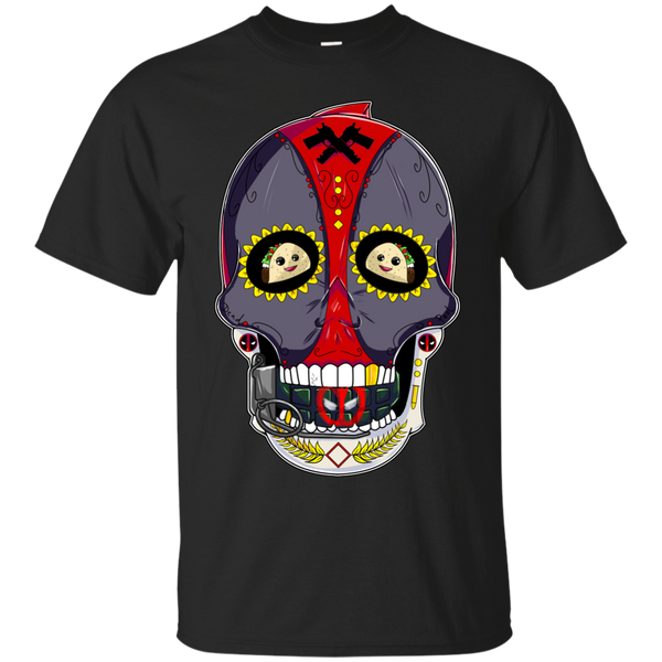 Deadpool - Deadpool Sugar Skull calavera T Shirt & Hoodie