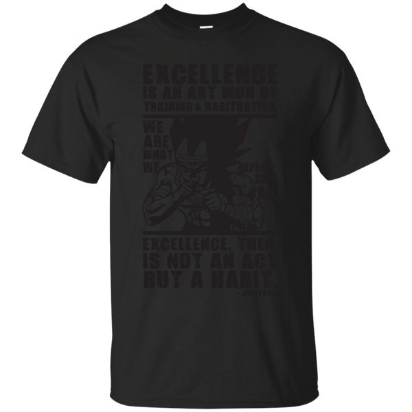 Dragon Ball - Excellence Is A Habit Vegeta daily inspirational quotes T Shirt & Hoodie