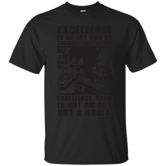 Dragon Ball - Excellence Is A Habit Vegeta daily inspirational quotes T Shirt & Hoodie