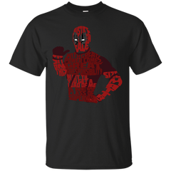 Deadpool - Deadpool Tagline Typography No Fill parody T Shirt & Hoodie