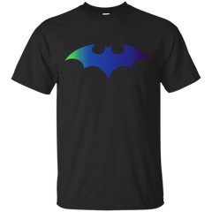 BATMAN - BATMAN 2002 style  cool blueish gradient T Shirt & Hoodie