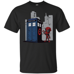 Deadpool - Defacing the Phonebox nerd T Shirt & Hoodie