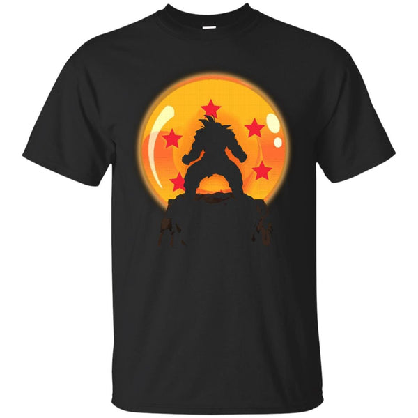 DRAGON BALL Z SON GOKU SAIYAN VEGETA KRILIN GOHAN GOTEN TRUNKS PICCOLO TORIYAMA AKIRA - Son Goku Silhouette Dragon Ball T Shirt & Hoodie