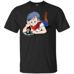 DRAGON BALL Z - Bulma and Chibi Vegeta T Shirt & Hoodie