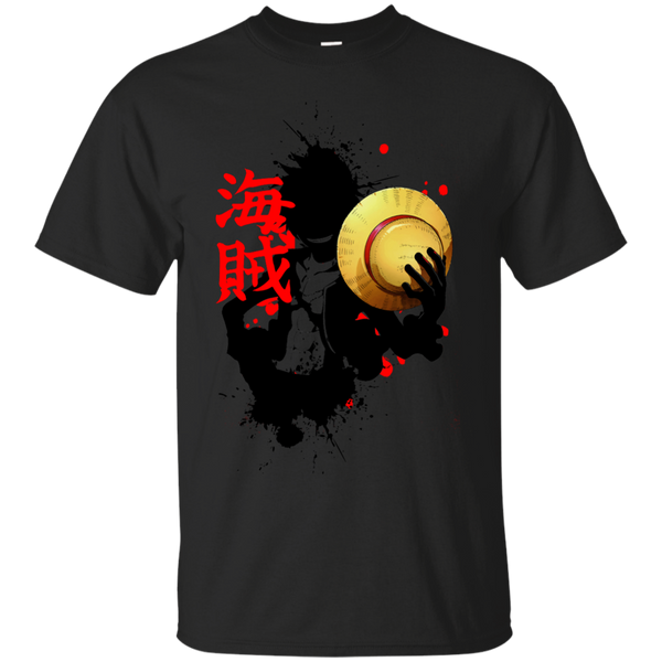 Luffy One Piece - One Piece  Luffy pirate  Kanji  read description gold roger T Shirt & Hoodie